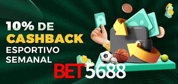 10% de bônus de cashback na BET5688